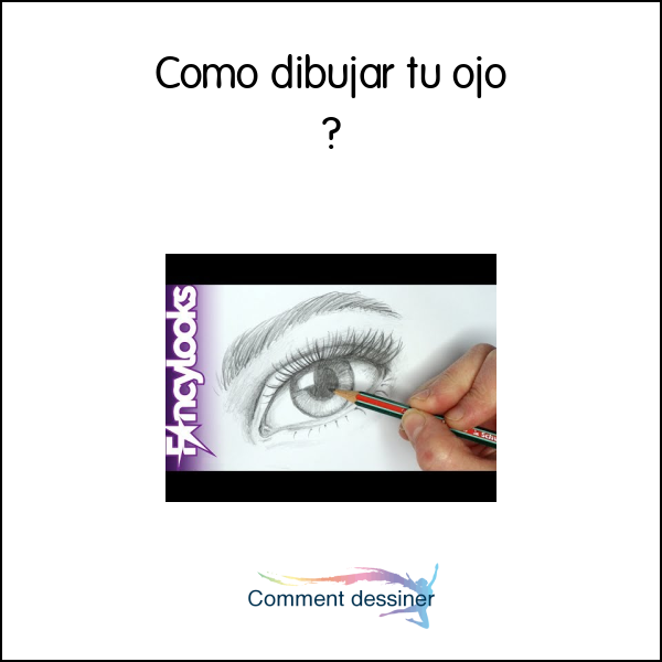 Como dibujar tu ojo